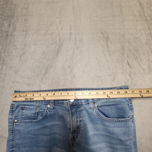 Levis 518 Bootcut Jeans Womens 9 Light Wash Blue Stretch Low Rise 5 Pocket - Picture 9 of 11